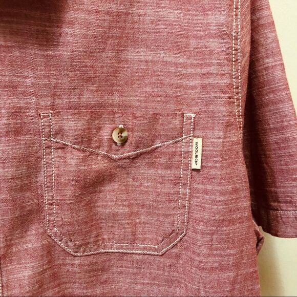 Woolrich Men’s Short Sleeve Classic Fit Shirt XL - Picture 4 of 8